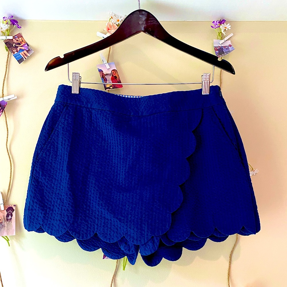 Vineyard Vines Scallop Seersucker Skort